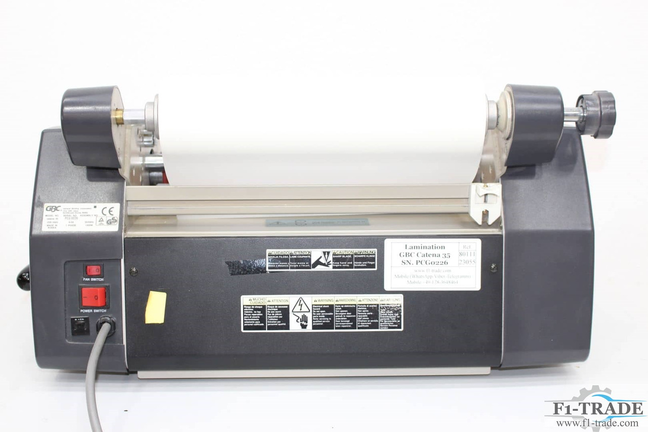 GBC Catena 35 - Máquina de impressão: foto 5 GBC Catena 35 - Máquina de impressão: foto 5