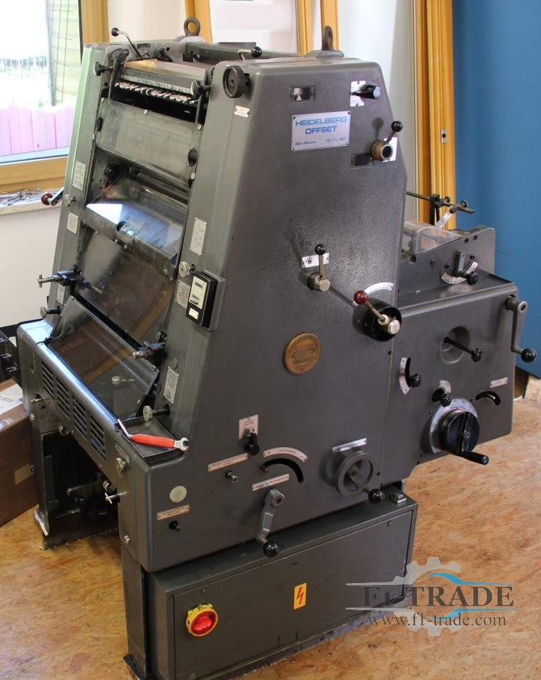 Heidelberg GTO46 - Impressora offset: foto 1 Heidelberg GTO46 - Impressora offset: foto 1