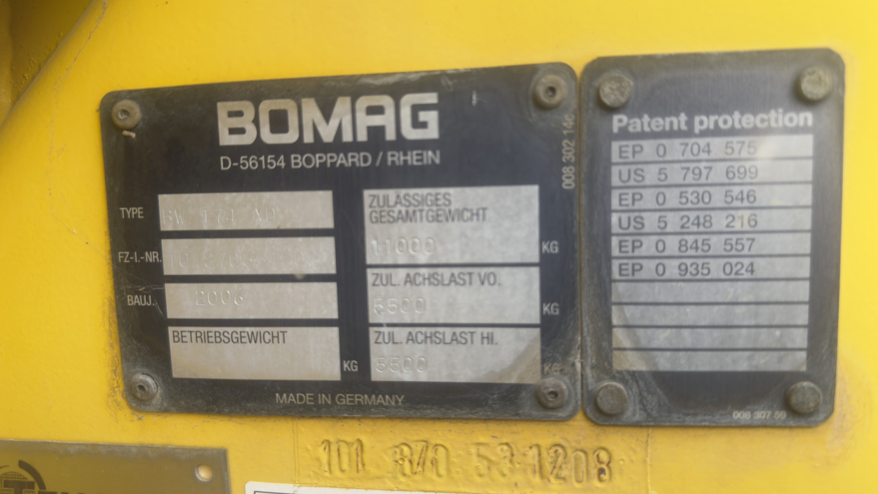 Rolo BOMAG BW174AD: foto 11
