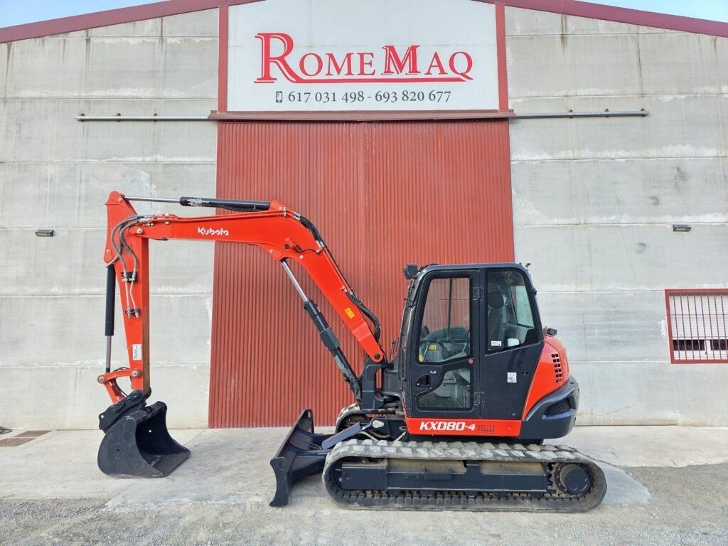 KUBOTA KX080-4A2 - Mini escavadeira: foto 1 KUBOTA KX080-4A2 - Mini escavadeira: foto 1