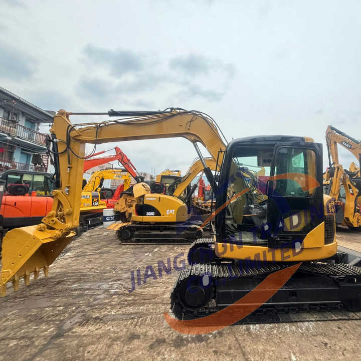 Good Price CAT 307 308C 308D 308E 312D 315D 320C 320D Second Hand 7 Tons Used Mini Crawler Excavator For Sale - Mini escavadeira: foto 1 Good Price CAT 307 308C 308D 308E 312D 315D 320C 320D Second Hand 7 Tons Used Mini Crawler Excavator For Sale - Mini escavadeira: foto 1