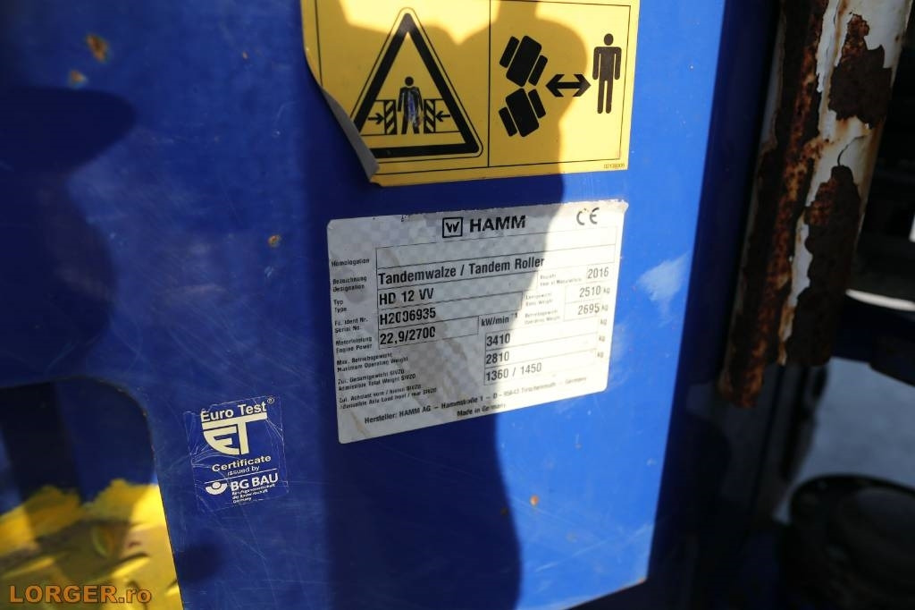 Compactador de asfalto Hamm HD 12 VV: foto 10