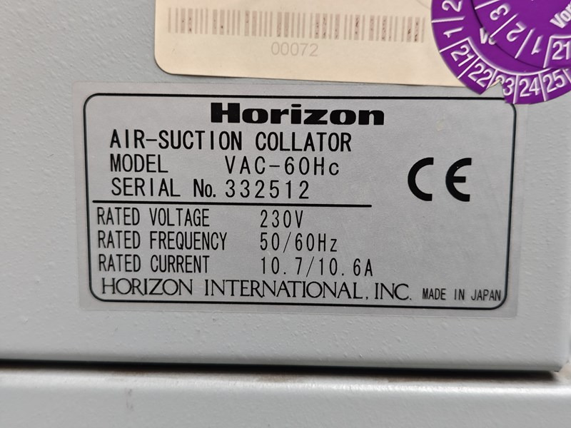 Horizon VAC-60Hc - Máquina de impressão: foto 5 Horizon VAC-60Hc - Máquina de impressão: foto 5