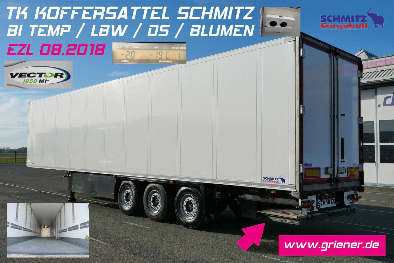 Schmitz Cargobull SKO 24/ BI TEMP CARRIER VEC 1950 MT /DS/LBW !!!! - Semi-reboque furgão: foto 1 Schmitz Cargobull SKO 24/ BI TEMP CARRIER VEC 1950 MT /DS/LBW !!!! - Semi-reboque furgão: foto 1