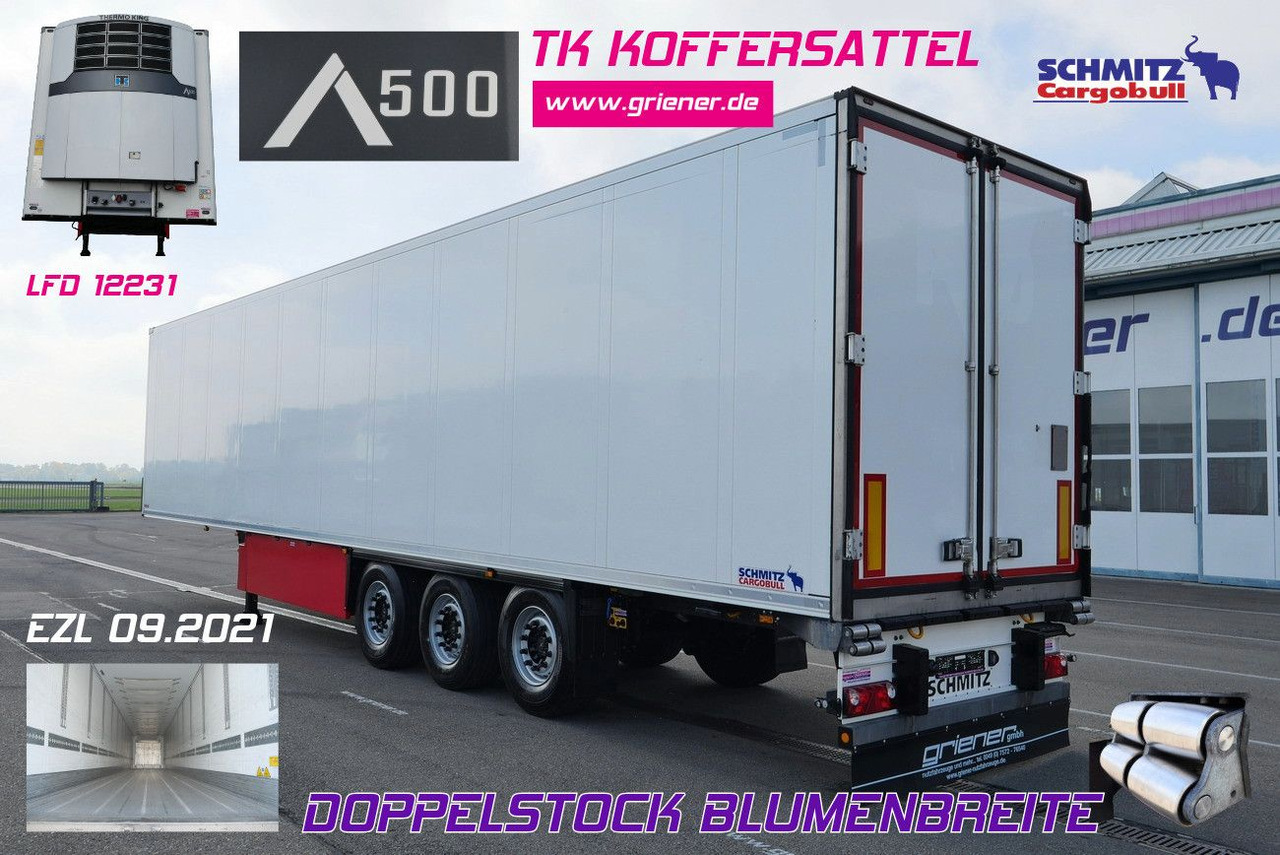 Schmitz Cargobull SKO 24/DOPPELSTOCK BLUMEN TK A500 DRP FP 45 - Semi-reboque furgão: foto 1 Schmitz Cargobull SKO 24/DOPPELSTOCK BLUMEN TK A500 DRP FP 45 - Semi-reboque furgão: foto 1