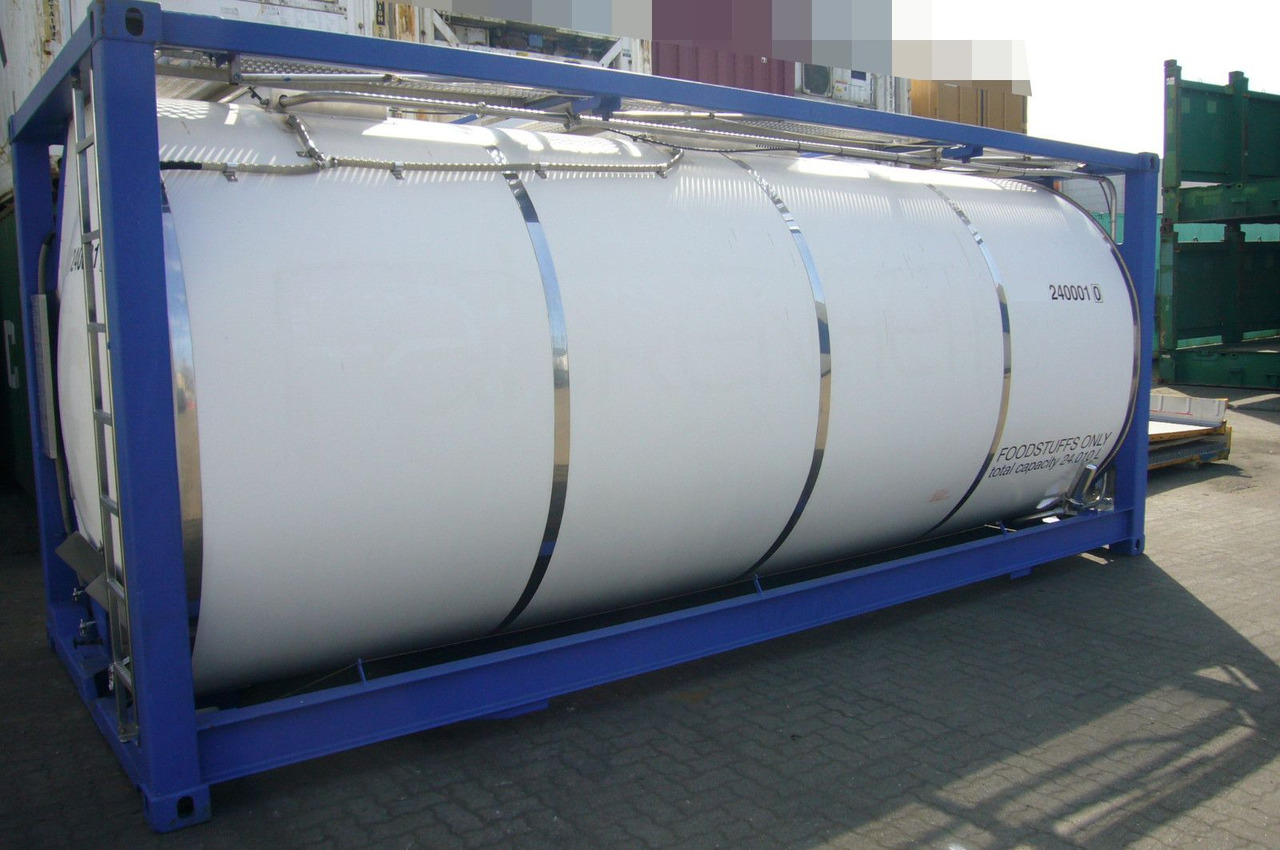 Semirreboque tanque 24.000 Lit Lebensmittel  Fullframe  Druckluft: foto 1