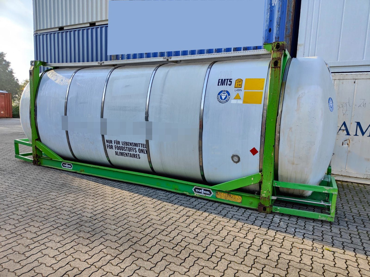 31.000 Liter V4A Lebensmittel ADR - Semi-reboque transportador de contêineres/ Caixa móvel: foto 1 31.000 Liter V4A Lebensmittel ADR - Semi-reboque transportador de contêineres/ Caixa móvel: foto 1