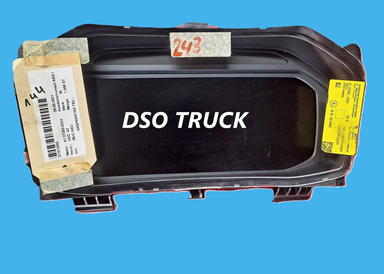 81.27202-6324 LICZNIK ZEGAR MAN 81.27202-6324 MAN Continental D-78053 - Painel de instrumentos: foto 1 81.27202-6324 LICZNIK ZEGAR MAN 81.27202-6324 MAN Continental D-78053 - Painel de instrumentos: foto 1