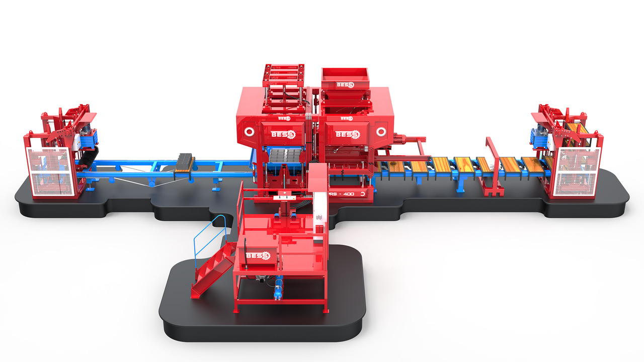 Concrete Block Machine | PRS-400 Fully Automatic - Máquina de fazer bloco: foto 3 Concrete Block Machine | PRS-400 Fully Automatic - Máquina de fazer bloco: foto 3