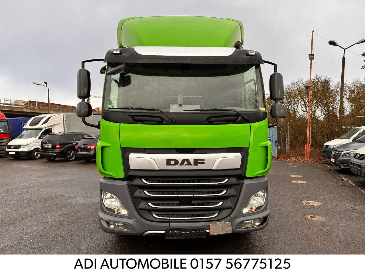 DAF CF 370 mit Kran Klima Tempomat - Camião de caixa aberta/ Plataforma, Camião grua: foto 1 DAF CF 370 mit Kran Klima Tempomat - Camião de caixa aberta/ Plataforma, Camião grua: foto 1
