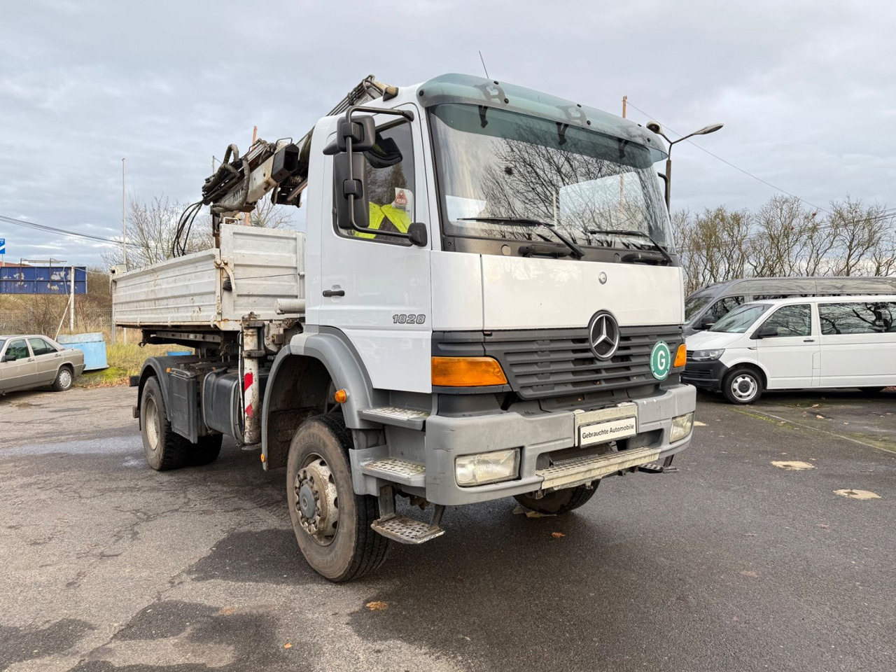 Mercedes-Benz Atego 1828 4x4 Kipper-Kran Atlas - Camião basculante, Camião grua: foto 3 Mercedes-Benz Atego 1828 4x4 Kipper-Kran Atlas - Camião basculante, Camião grua: foto 3