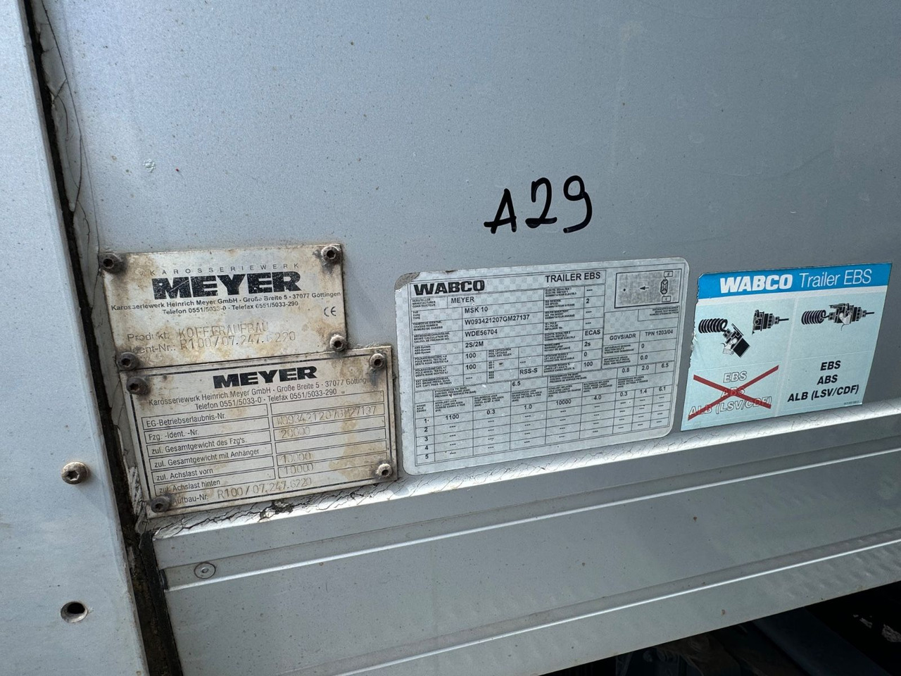 Semi-reboque frigorífico Wagen-Mayer MSK 10-9 mit LBW: foto 12