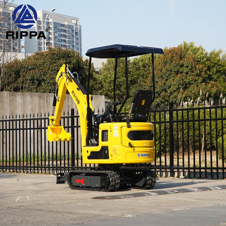 Rippa R319 Pilot Control|Kubota Engine|Euro 5|CE|Telescopic chassis|Lateral swing mini excavator - Mini escavadeira: foto 3 Rippa R319 Pilot Control|Kubota Engine|Euro 5|CE|Telescopic chassis|Lateral swing mini excavator - Mini escavadeira: foto 3