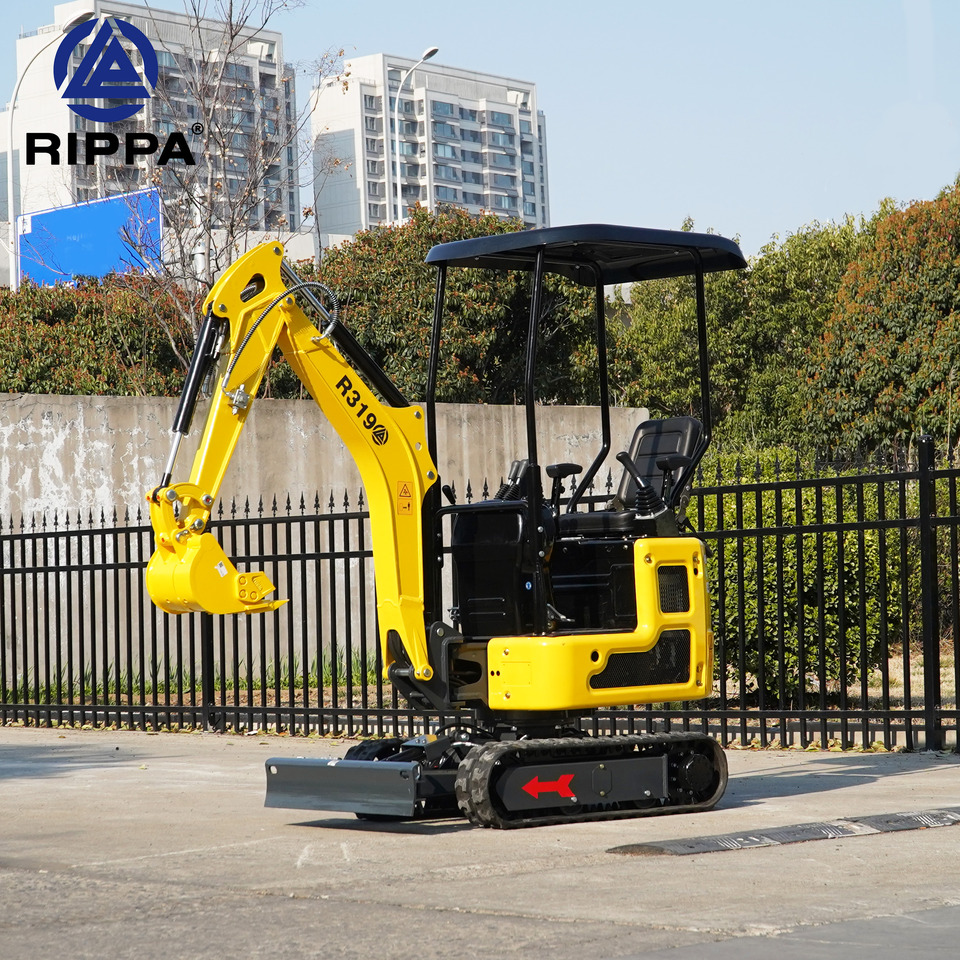 Rippa R319 Pilot Control|Kubota Engine|Euro 5|CE|Telescopic chassis|Lateral swing mini excavator - Mini escavadeira: foto 1 Rippa R319 Pilot Control|Kubota Engine|Euro 5|CE|Telescopic chassis|Lateral swing mini excavator - Mini escavadeira: foto 1