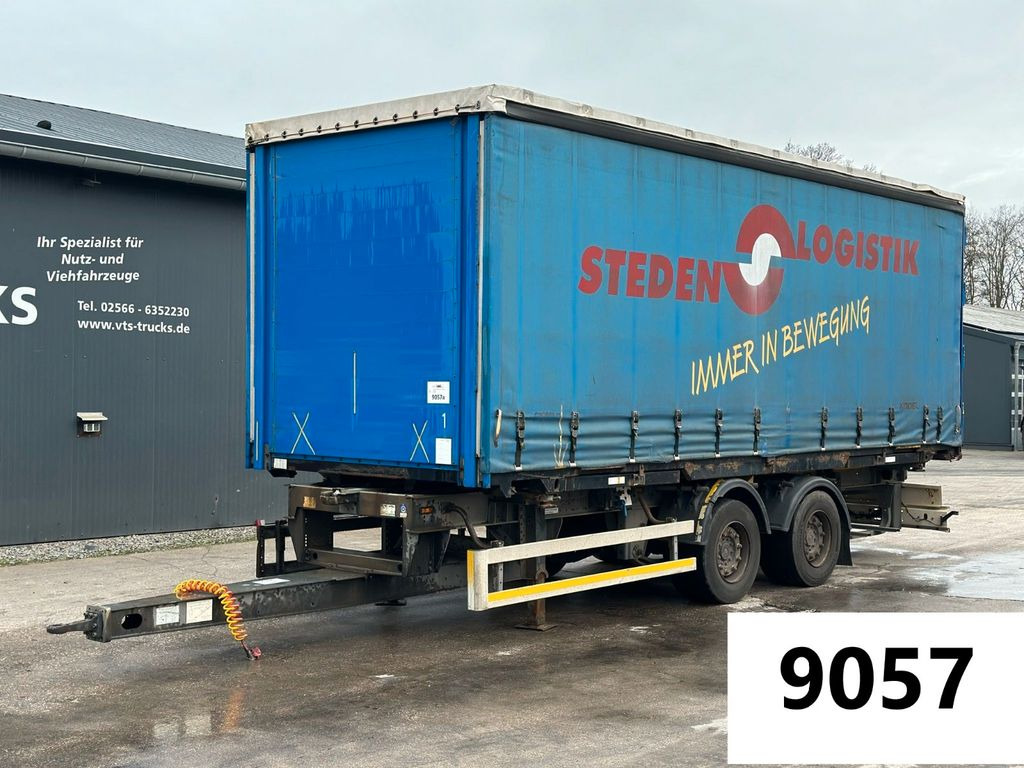 Reboque transportador de contêineres/ Caixa móvel Schmitz Cargobull Tandem BDF-Lafette + Kögel Enco 74 Wechselbrücke: foto 1