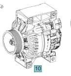 Alternator do Mercedes om 470. Setra Actros Arocs - Motor: foto 1 Alternator do Mercedes om 470. Setra Actros Arocs - Motor: foto 1