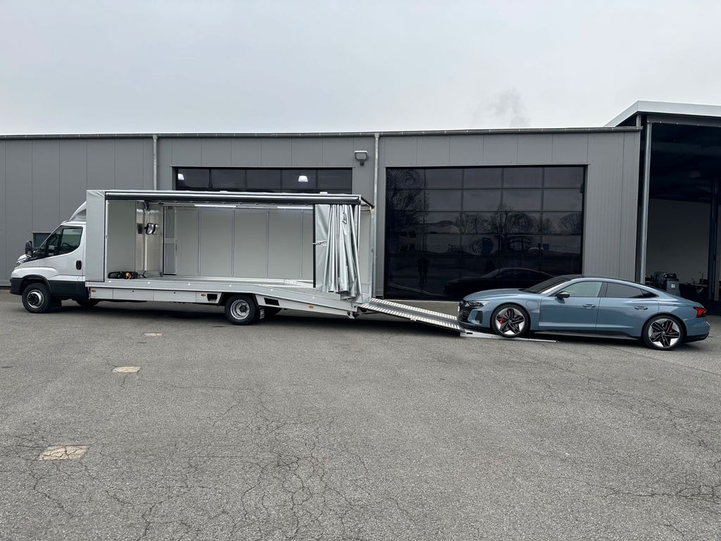 Camião transporte de veículos, Veículo comercial novo Algema IVECO FESTPLATEAU + Planenaufbau 3,6 to Nutzlast: foto 13