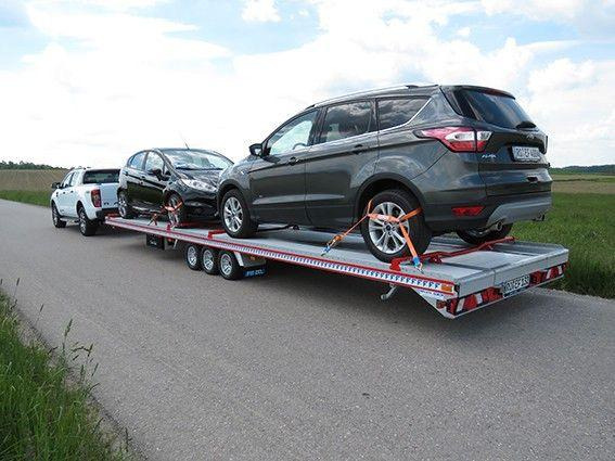 Fitzel Duo 35-21/83 Tridem INKL. ALU-BODEN - Reboque transporte de veículos: foto 5 Fitzel Duo 35-21/83 Tridem INKL. ALU-BODEN - Reboque transporte de veículos: foto 5