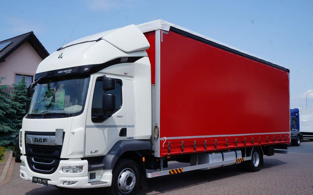 DAF LF 290 EURO 6 FIRANKA DŁ. 8.6m 21 PALET ŁAD 8.250 KG - Camião de lona: foto 2 DAF LF 290 EURO 6 FIRANKA DŁ. 8.6m 21 PALET ŁAD 8.250 KG - Camião de lona: foto 2