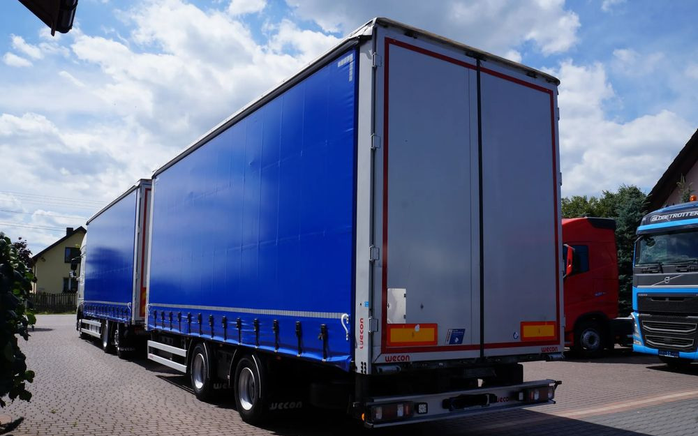DAF XF 480 EURO 6 ZESTAW TANDEM PRZEJAZDOWY 120 M3 7,7 M + 7,7 M WECON - Camião de lona: foto 3 DAF XF 480 EURO 6 ZESTAW TANDEM PRZEJAZDOWY 120 M3 7,7 M + 7,7 M WECON - Camião de lona: foto 3
