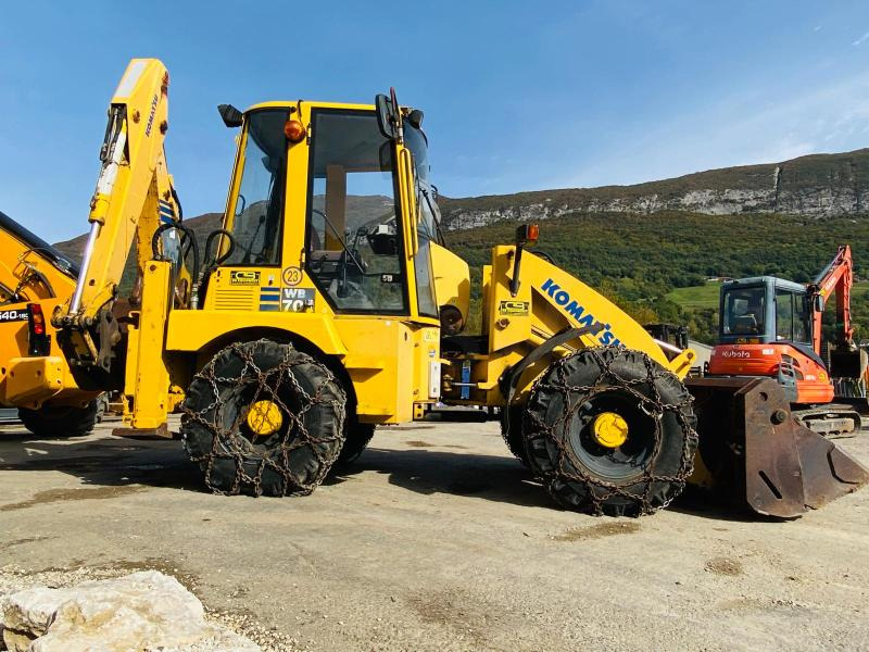Retroescavadeira KOMATSU Tractopelle WB70 (NET DE TVA): foto 6