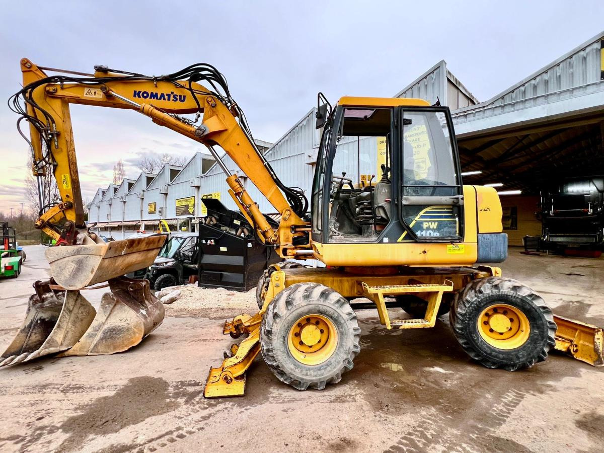 Komatsu PW110R-1 PELLE A PNEUS 12T - Escavadeira de rodas: foto 2 Komatsu PW110R-1 PELLE A PNEUS 12T - Escavadeira de rodas: foto 2