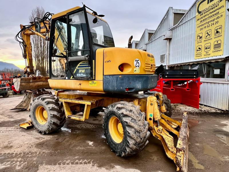 Komatsu PW110R-1 PELLE A PNEUS 12T - Escavadeira de rodas: foto 3 Komatsu PW110R-1 PELLE A PNEUS 12T - Escavadeira de rodas: foto 3