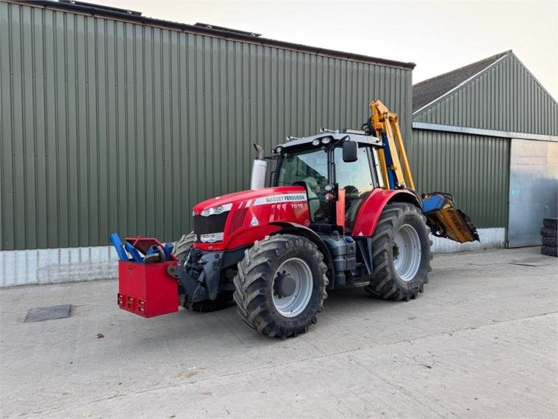 Massey Ferguson Massey Ferguson 7618 Dyna VT c/w Bomford Falcon Ev - Limpa bermas: foto 1 Massey Ferguson Massey Ferguson 7618 Dyna VT c/w Bomford Falcon Ev - Limpa bermas: foto 1