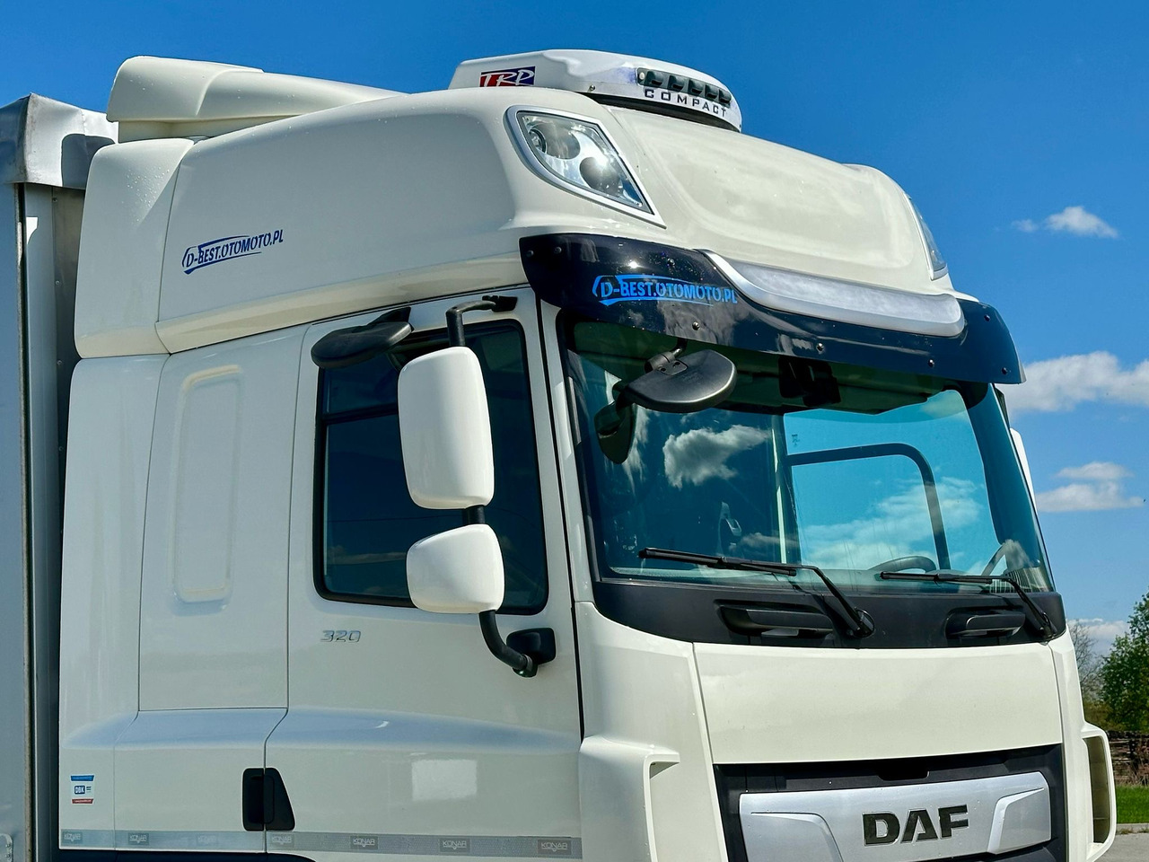 Camião de lona DAF CF 320 / FIRANKA / 21 EUROPALET / SYPIALKA / AUTOMAT / KLIMA POSTOJOWA / 2021 ROK TO: foto 10