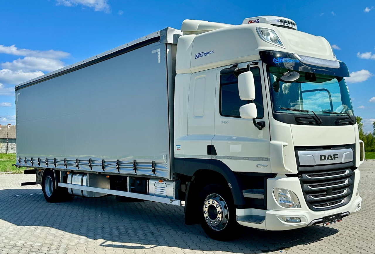 DAF CF 320 / FIRANKA / 21 EUROPALET / SYPIALKA / AUTOMAT / KLIMA POSTOJOWA / 2021 ROK TO - Camião de lona: foto 1 DAF CF 320 / FIRANKA / 21 EUROPALET / SYPIALKA / AUTOMAT / KLIMA POSTOJOWA / 2021 ROK TO - Camião de lona: foto 1