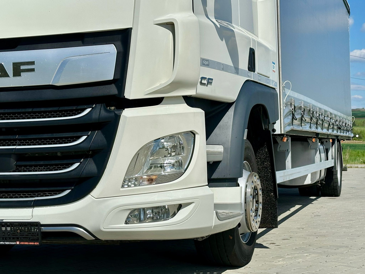 Camião de lona DAF CF 320 / FIRANKA / 21 EUROPALET / SYPIALKA / AUTOMAT / KLIMA POSTOJOWA / 2021 ROK TO: foto 8