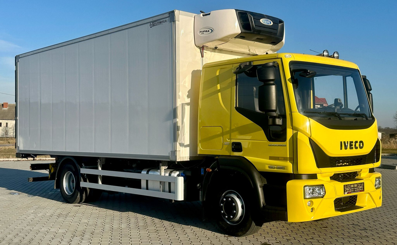 IVECO EUROCARGO 160-280 / CHŁODNIA / 6.1 M DŁUGOŚCI / 15 EUROPALET / AUTOMAT / SYPIALKA / NISKI PRZEBIEG / 16 TON DMC / CARRIER SPALINOWO - ELEKTRYCZNY / 2018 ROK - Camião frigorífico: foto 1 IVECO EUROCARGO 160-280 / CHŁODNIA / 6.1 M DŁUGOŚCI / 15 EUROPALET / AUTOMAT / SYPIALKA / NISKI PRZEBIEG / 16 TON DMC / CARRIER SPALINOWO - ELEKTRYCZNY / 2018 ROK - Camião frigorífico: foto 1