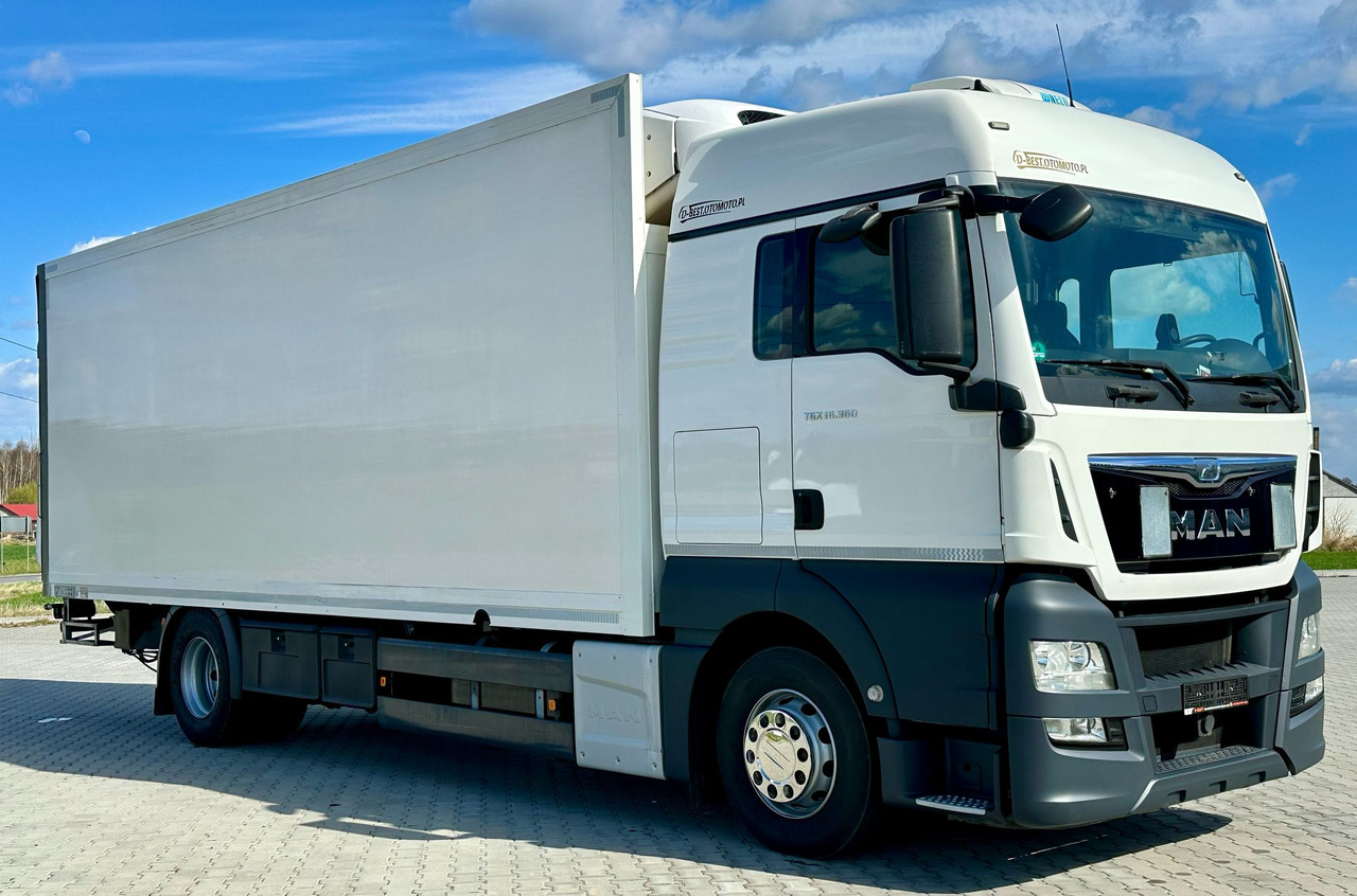 MAN TGX 18.360 / CHŁODNIA / WINDA / AUTOMAT / 19 EUROPALET / THERMO KING / SYPIALKA / SPROWADZONY - Camião frigorífico: foto 1 MAN TGX 18.360 / CHŁODNIA / WINDA / AUTOMAT / 19 EUROPALET / THERMO KING / SYPIALKA / SPROWADZONY - Camião frigorífico: foto 1