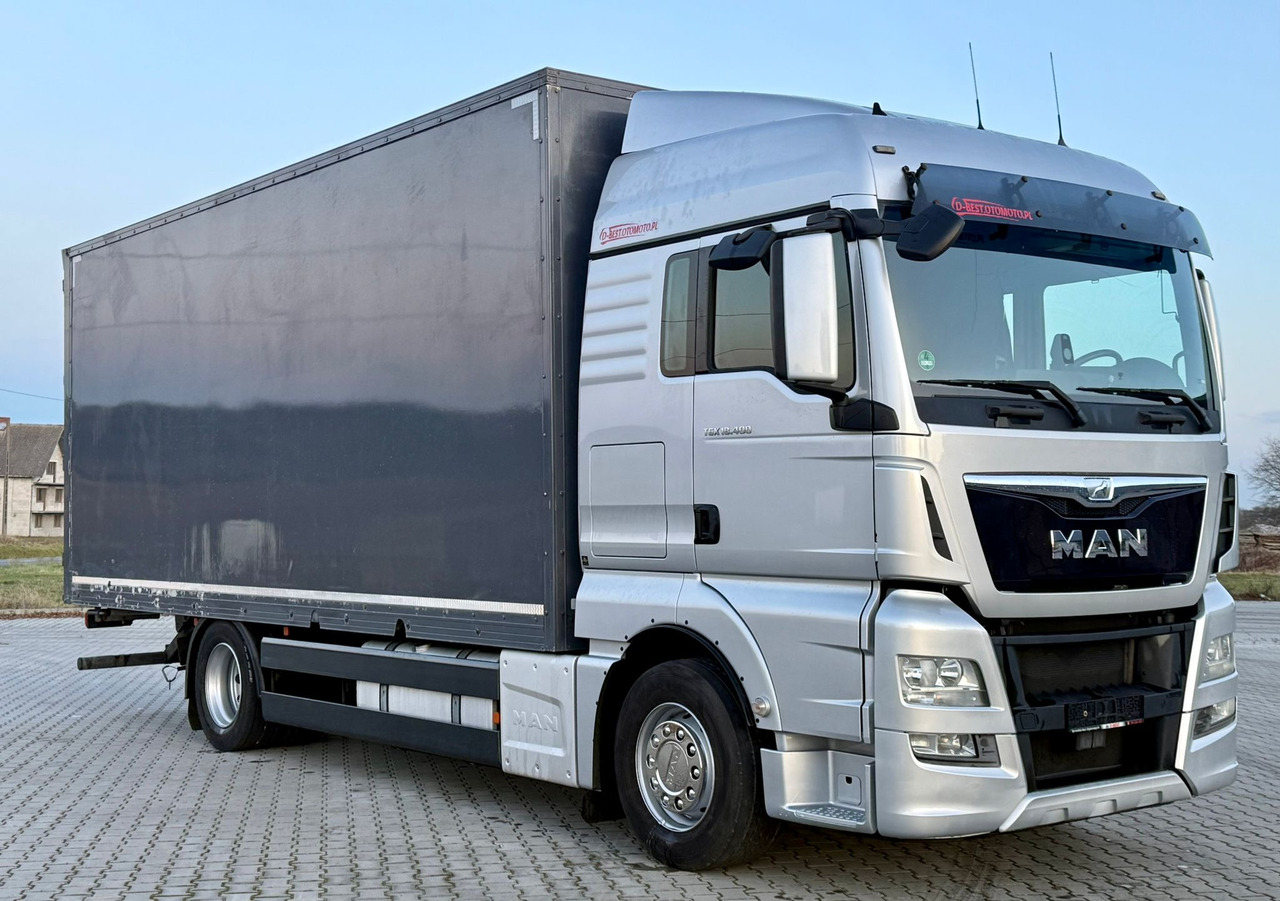 MAN TGX 18.400 / FIRANKA / KONTENER / NISKI PRZEBIEG / EURO 6 / AUTOMAT / SYPIALKA / 2016 ROK - Camião de lona: foto 1 MAN TGX 18.400 / FIRANKA / KONTENER / NISKI PRZEBIEG / EURO 6 / AUTOMAT / SYPIALKA / 2016 ROK - Camião de lona: foto 1