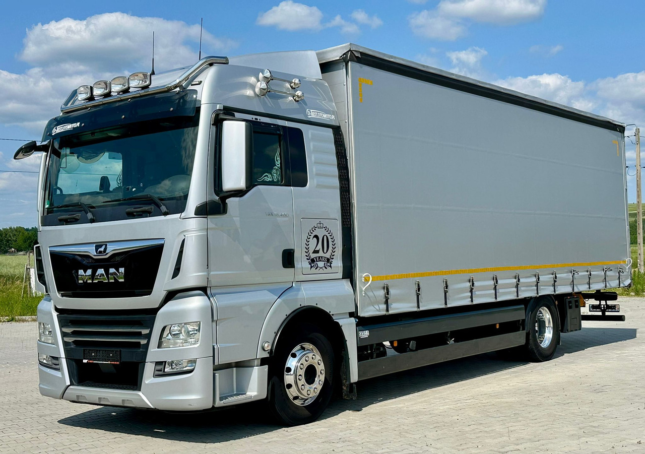 MAN TGX 18.460 / FIRANKA / 20 EUROPALET / ALUSY / SKÓRY / 260 TYS KM / 2019 ROK / Z NIEMIEC - Camião de lona: foto 2 MAN TGX 18.460 / FIRANKA / 20 EUROPALET / ALUSY / SKÓRY / 260 TYS KM / 2019 ROK / Z NIEMIEC - Camião de lona: foto 2