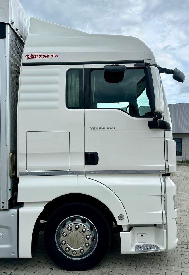 Camião de lona MAN TGX 26.460 / ZESTAW PRZEJAZDOWY / 38 PALET / AUTOMAT / SYPIALKA / PRZYCZEPA WIELTON / 2019 ROK / NISKI PRZEBIEG: foto 16