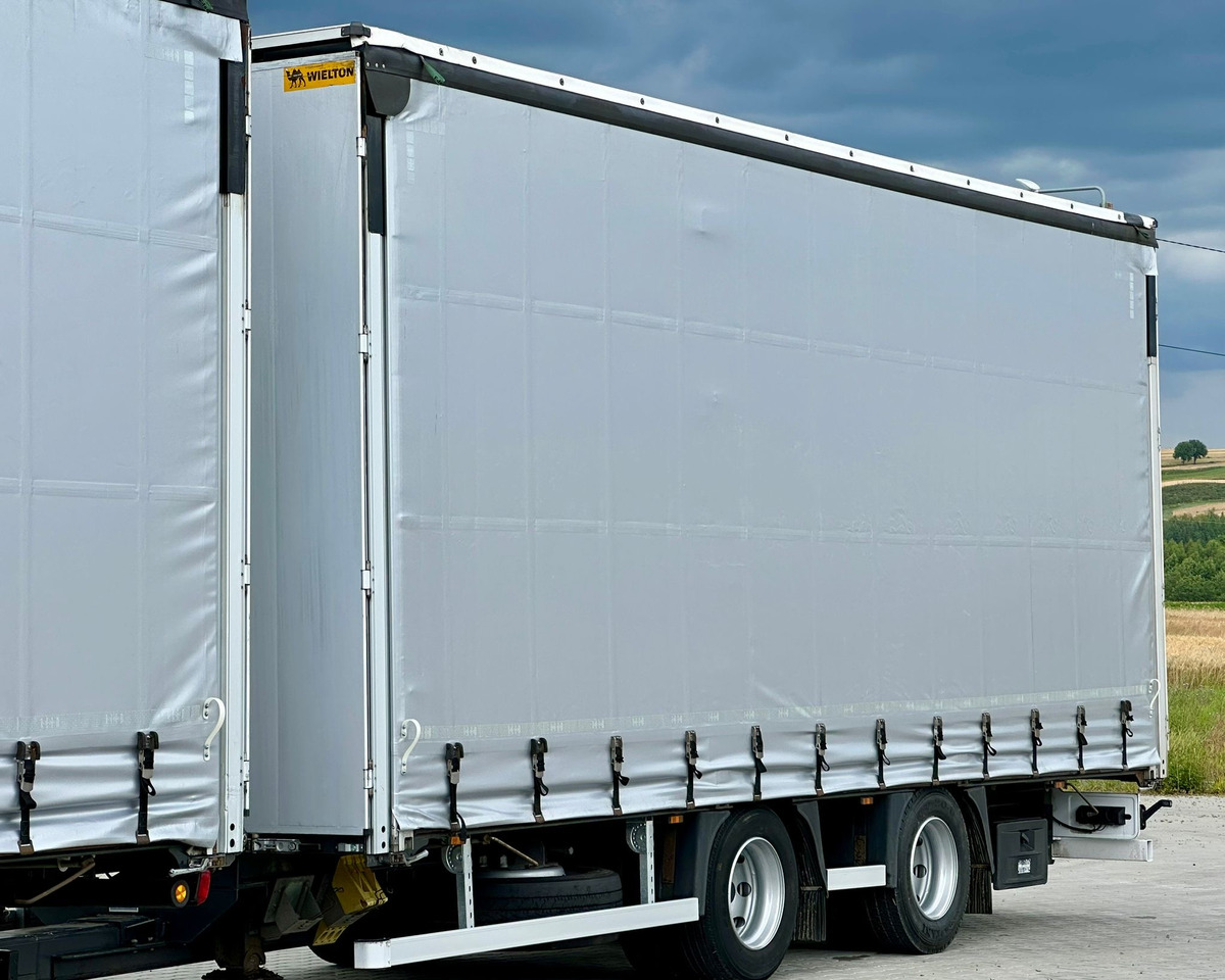 Camião de lona MAN TGX 26.460 / ZESTAW PRZEJAZDOWY / 38 PALET / AUTOMAT / SYPIALKA / PRZYCZEPA WIELTON / 2019 ROK / NISKI PRZEBIEG: foto 10