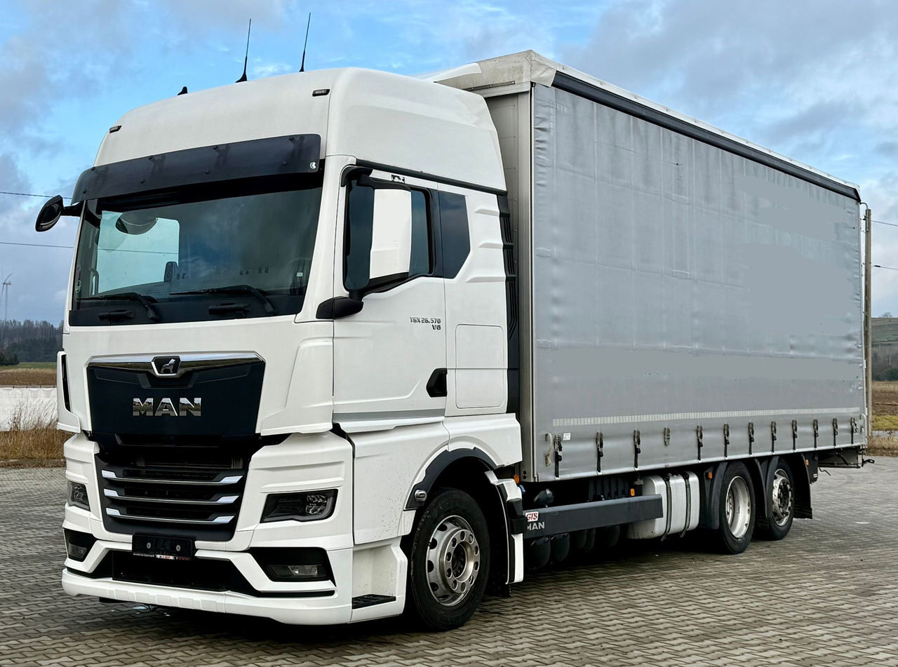 MAN TGX 26.470 / FIRANKA / 19 EUROPALET / XXL / NISKI PRZEBIEG / NOWY MODEL / 6X2 - Camião de lona: foto 2 MAN TGX 26.470 / FIRANKA / 19 EUROPALET / XXL / NISKI PRZEBIEG / NOWY MODEL / 6X2 - Camião de lona: foto 2
