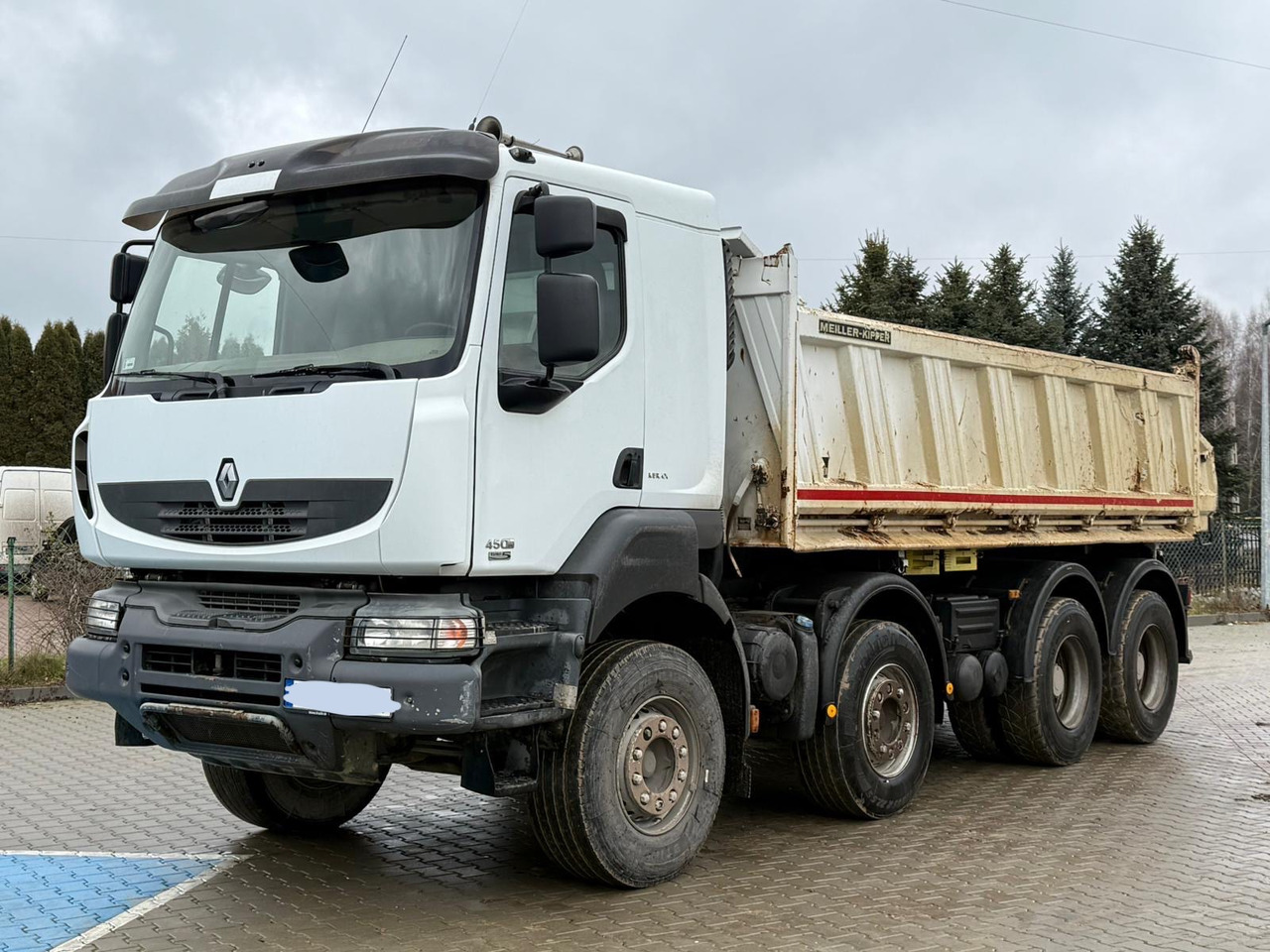 RENAULT KERAX 450 DXI / WYWROTKA / 8X4 / 3 STRONNA / MEILLER / EURO 5 - Camião basculante: foto 2 RENAULT KERAX 450 DXI / WYWROTKA / 8X4 / 3 STRONNA / MEILLER / EURO 5 - Camião basculante: foto 2