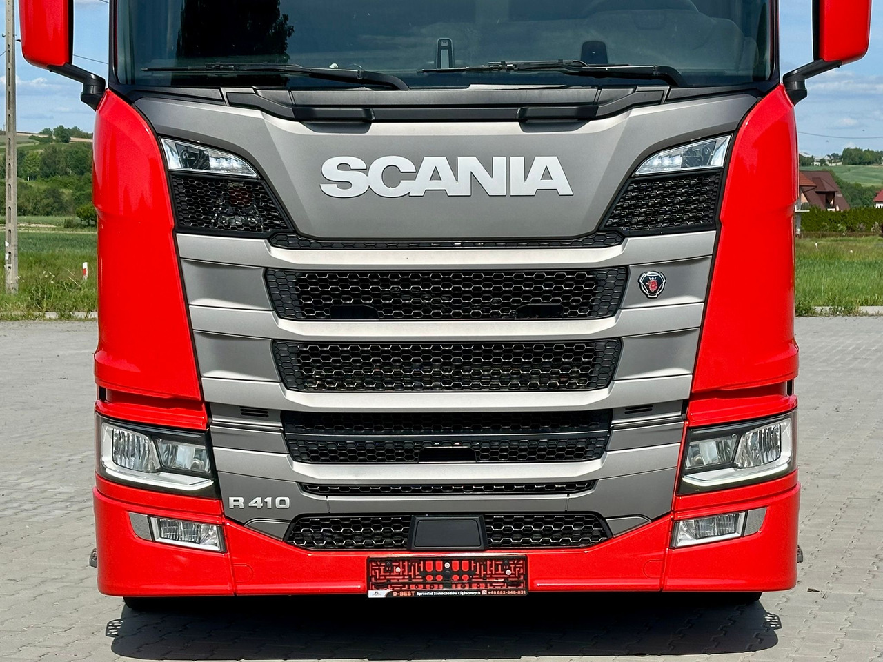 Camião de lona SCANIA R410 / FIRANKA / 21 EUROPALET / 8.5 M DŁUGOŚCI / 6x2 / PODWIESZA: foto 11