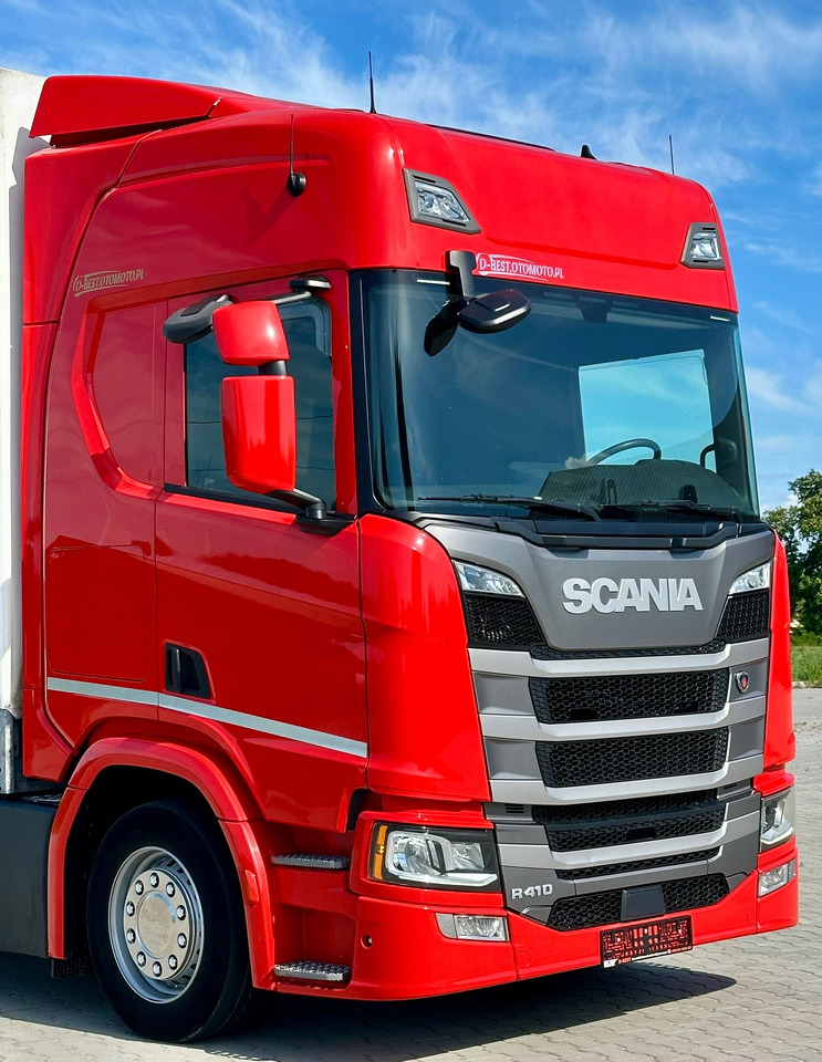 Camião de lona SCANIA R410 / FIRANKA / 21 EUROPALET / 8.5 M DŁUGOŚCI / 6x2 / PODWIESZA: foto 6