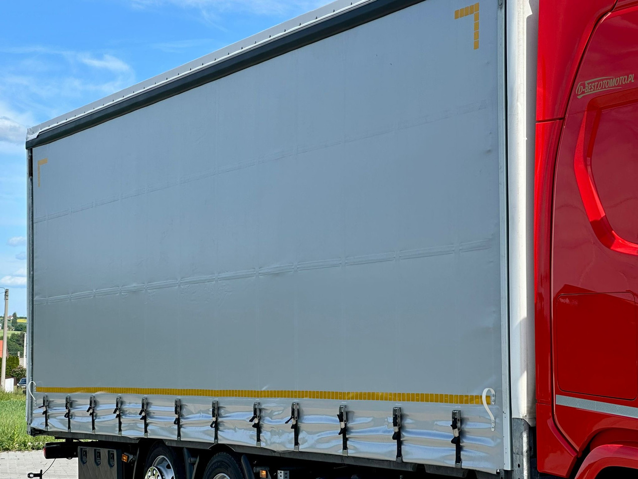 Camião de lona SCANIA R410 / FIRANKA / 21 EUROPALET / 8.5 M DŁUGOŚCI / 6x2 / PODWIESZA: foto 18