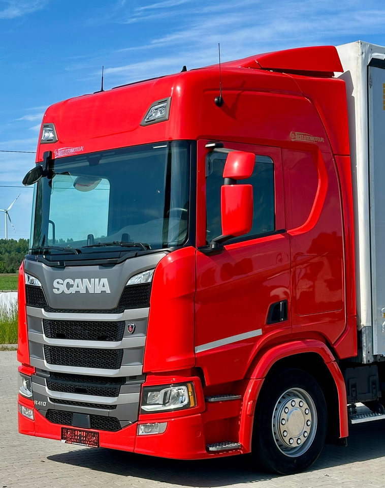 Camião de lona SCANIA R410 / FIRANKA / 21 EUROPALET / 8.5 M DŁUGOŚCI / 6x2 / PODWIESZA: foto 8