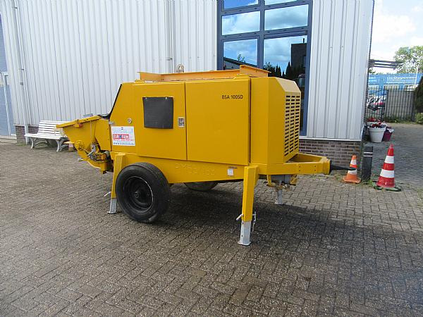 2014 PUTZMEISTER BSA 1005 DC- concrete pump. - Bomba de betão estacionária: foto 2 2014 PUTZMEISTER BSA 1005 DC- concrete pump. - Bomba de betão estacionária: foto 2