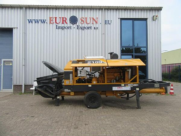 2014 PUTZMEISTER BSA 21 09 H - D - Bomba de betão estacionária: foto 1 2014 PUTZMEISTER BSA 21 09 H - D - Bomba de betão estacionária: foto 1