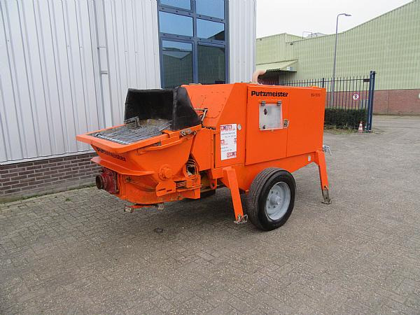 2014 PUTZMEISTER BSA1005 DC trailer mounted. - Bomba de betão estacionária: foto 1 2014 PUTZMEISTER BSA1005 DC trailer mounted. - Bomba de betão estacionária: foto 1