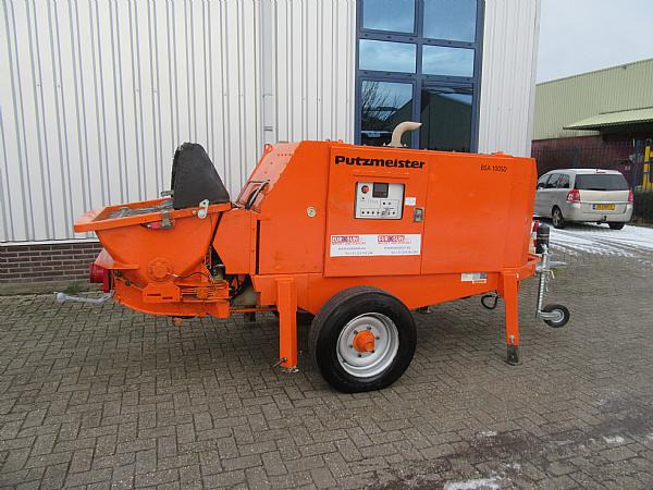 2014 PUTZMEISTER BSA1005 DC trailer mounted. - Bomba de betão estacionária: foto 1 2014 PUTZMEISTER BSA1005 DC trailer mounted. - Bomba de betão estacionária: foto 1