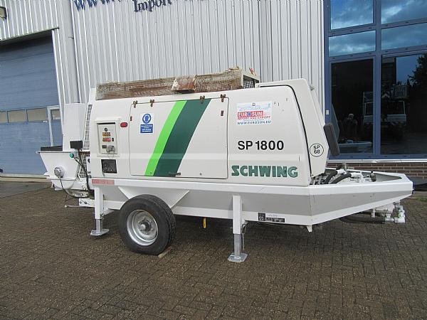 2014 SCHWING BP 1800 D -129 KW static pump - Bomba de betão estacionária: foto 2 2014 SCHWING BP 1800 D -129 KW static pump - Bomba de betão estacionária: foto 2