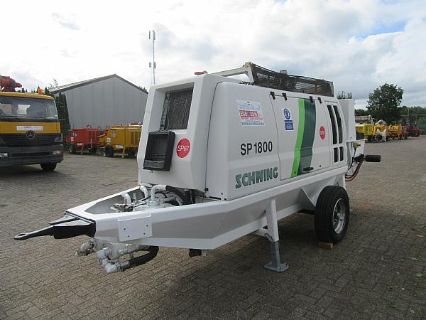 2014 SCHWING BP 1800 D -129 KW static pump - Bomba de betão estacionária: foto 4 2014 SCHWING BP 1800 D -129 KW static pump - Bomba de betão estacionária: foto 4