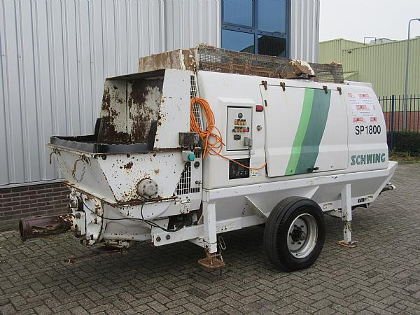 2015 SCHWING SP 1800 D 129KW - Bomba de betão estacionária: foto 2 2015 SCHWING SP 1800 D 129KW - Bomba de betão estacionária: foto 2